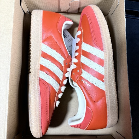 Adidas Samba OG Lifestyle Shoes Collegiate Orange Cream Womens Size 5.5 - JI2737 - Picture 16 of 16